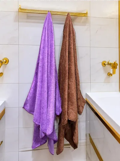 Microfiber 2 Piece Bath Towel Set