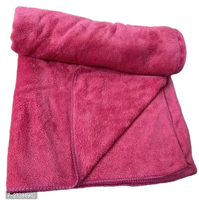 Finesse Decor Bath Towel for Men/Women,100% Microfiber 1 Piece (Pink Colour) Large Size (45x19 inches)-thumb2