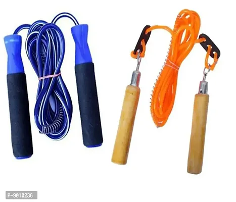 Skipping Rope for Men and Women Jumping Rope With Adjustable Height Speed Skipping Rope for Exercise, Gym, Sports Fitness Adjustable Jump Rope-thumb0