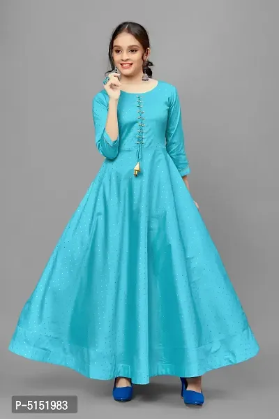 Girl's Festive Anarkali Dress/Gown-thumb3