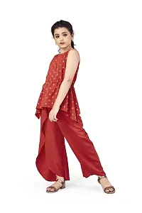 Fashion Dream Girls Crepe Top And Pant Set-thumb4