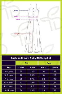 Fashion Dream Girls Crepe Top And Pant Set-thumb3