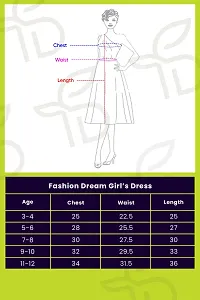 Fashion Dream Girl?۪s Navy Blue Poly Rayon Knee Length Dresses-thumb4