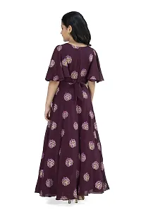 Fashion Dream Girls Maxi Length Printed Dress/Gown-thumb1