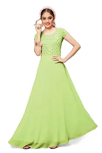 Fashion Dream Girl's Gown (GSET0001-SEQ-PSTA-3-4 Yrs_Pista_3-4 Years)-thumb4