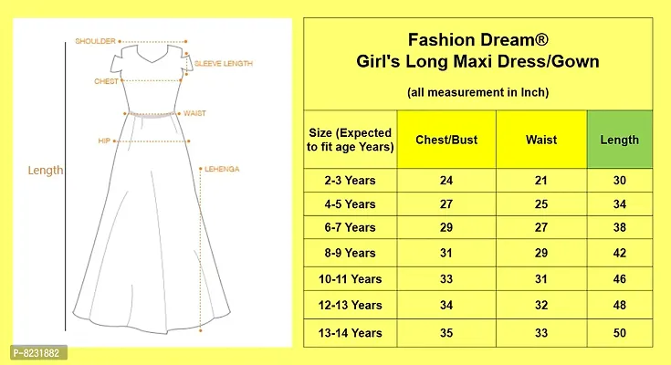 Fashion Dream Girls Birthday Long Frock Maxi Dress-thumb4