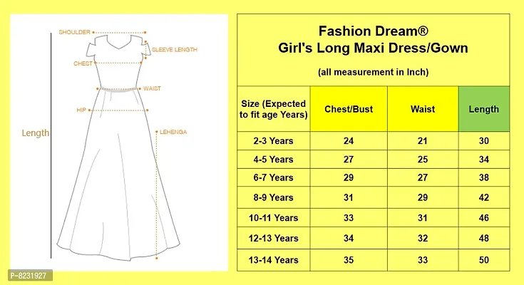 Fashion Dream Baby Girl's Maxi A-line Dress-thumb4