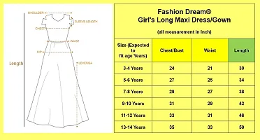 Fashion Dream Girls Birthday Long Frock Maxi Dress-thumb4
