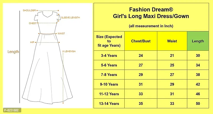 Fashion Dream Girls Birthday Long Frock Maxi Dress-thumb5