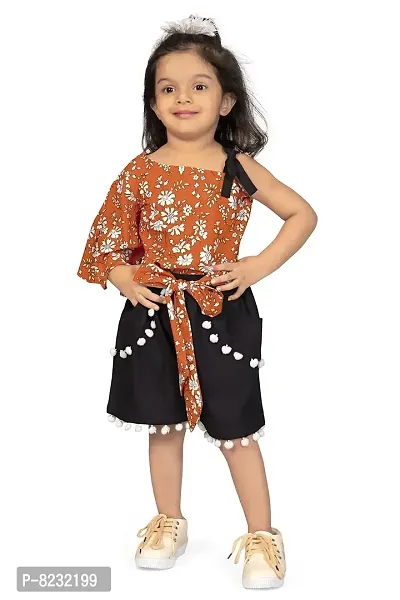 Fashion Dream Toddler Girlrsquo;s One Shoulder Top With Short Pant