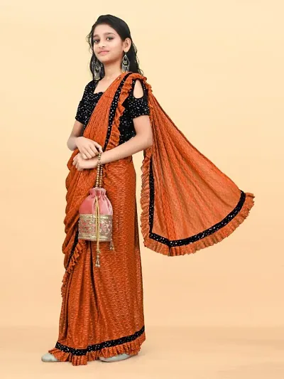 Fancy Ready To Wear Kids Saree