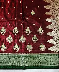 Banarasi Silk Diamond Stone Saree-thumb2