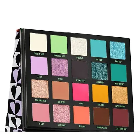 Eye Shadow Bright Neon Glitter Makeup Pallet Highly Pigmented Powder Eye Shadow, Multicolor, Semi-Matte Finish for girls