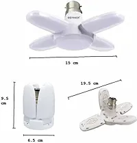 28-Watts FAN  Led Bulb B22 Decorative Fan Blade Foldable Cool White Light, 1 Pc (5Mf 28W,B22D)-thumb1