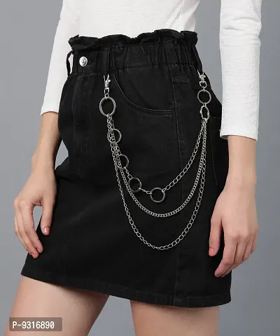 Its 4 You Jean Multi Layer Chain With Ring Side Pants Chain (For Womens And Mens)