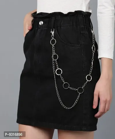 Its 4 You Multi Ring Pants Chain Punk Jean Chain (For Womens And Mens)