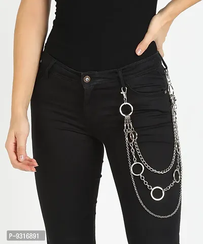 Its 4 You Stylish Side Pants Chain Detachable Design (For Womens And Mens) Stainless steel