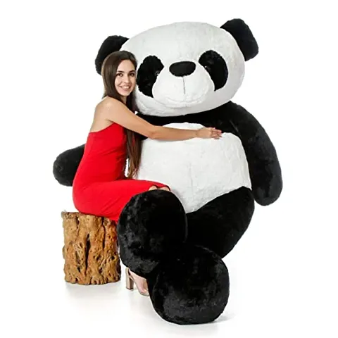 OS Retail Soft Plush Fabric Panda Teddy Bear with Neck Bow (91 cm/3 Feet)