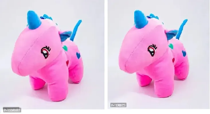 Trendy Cute Unicorn Fantasy Plush Toys pack of 2 (Pink)-thumb0