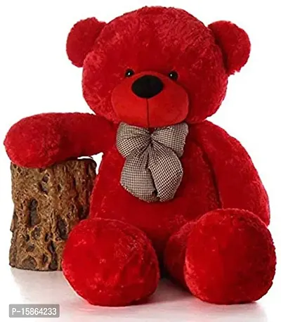 Ultra Soft Cute RED Teddy 3 feet teddy bear-thumb0