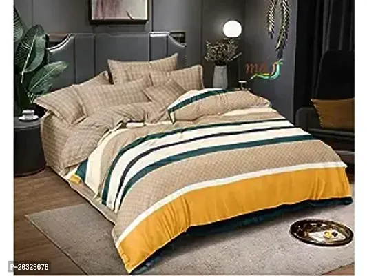 Comfortable Cotton Double Bedsheet with Two Pillow Covers