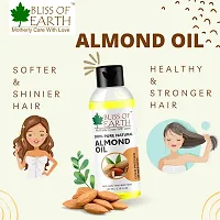 Bliss of Earth 100ML Organic Mustard Oil+100ML Natural Sweet Almond Oil (Coldpressed  Unrefined) Extracted From Whole Almond Kernels ( Pack of 2 )-thumb4