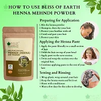 Bliss of Earth 100% Pure  Natural Henna Powder | 100GM | Natural Hair Color |Shiny Hair | Mehandi Powder-thumb4