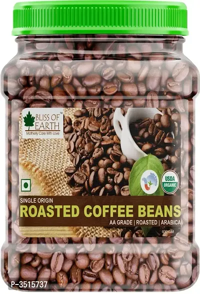 Bliss Of Earth Certified Organic Roasted Coffee Beans Arabica-thumb0