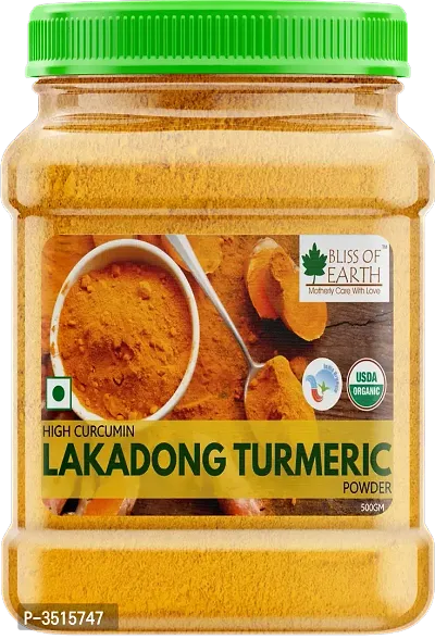 Bliss Of Earth Certified Organic Lakadong Turmeric Powder-thumb0