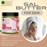 Bliss of Earth 100% Pure Natural Sal Butter Raw | Unrefined | Indian | Great For Face, Skin, Body, Lips,Stretch Marks, DIY products| PETA Approved 100GM Refill Pack-thumb2