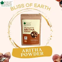 Bliss of Earth? 100% Pure Reetha Powder | 2x100GM | Aritha Powder |Natural  Chemically Free Hair Cleanser | Gorgeous  Silky Hair |-thumb1