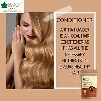 Bliss of Earth? 100% Pure Reetha Powder | 2x100GM | Aritha Powder |Natural  Chemically Free Hair Cleanser | Gorgeous  Silky Hair |-thumb3