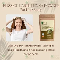 Bliss of Earth 100% Pure  Natural Henna Powder | 100GM | Natural Hair Color |Shiny Hair | Mehandi Powder-thumb1