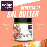 Paiya organics 100% Pure Natural Sal Butter Raw | Unrefined | Indian Great for Smooth ,Moisturize, Repair Damaged  Cracked Skin  Hair, DIY Products 100gm-thumb1