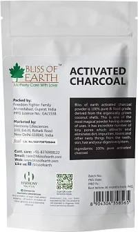 Bliss of Earth Coconut Shell Activated Charcoal Powder, 100GM-thumb1