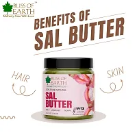 Bliss of Earth 100% Pure Natural Sal Butter Raw | Unrefined | Indian | Great For Face, Skin, Body, Lips,Stretch Marks, DIY products| PETA Approved 100GM Refill Pack-thumb1