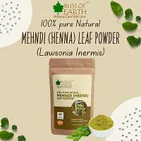 Bliss of Earth 100% Pure  Natural Henna Powder | 100GM | Natural Hair Color |Shiny Hair | Mehandi Powder-thumb2