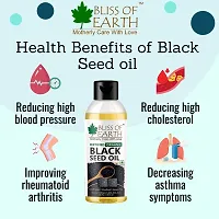 Bliss of Earth 100ML Certified Organic Black Seed Oil+Organic Sesame Oil 100ML. Coldpressed  Unrefined ( Pack of 2 )-thumb1