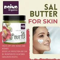 Paiya organics 100% Pure Natural Sal Butter Raw | Unrefined | Indian Great for Smooth ,Moisturize, Repair Damaged  Cracked Skin  Hair, DIY Products 100gm-thumb2