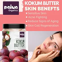 Paiya Organics 100% Pure Natural Kokum Butter Raw | Unrefined | Indian Great For Moisturized Skin,Nourishing Hair, Stretch Mark, Sunburn,DIY Product 100gm Comes in Handy Jarhellip;-thumb2