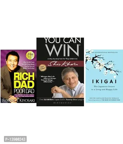 Rich Dad Poor Dad + You Can Win + Ikigai