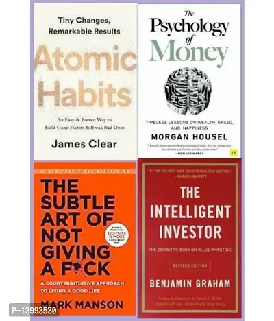 Atomic Habits + The Psychology of Money + The Subtle Art + The Intelligent Investor-thumb0