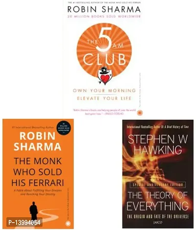 The 5 AM Club: Own Your Morning, Elevate Your Life + The Theory of Everything + The Monk Who Sold His Fer