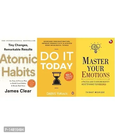 Atomic Habits, Master Your Emotions Do It Today By James Clear, Thibaut Meurisse