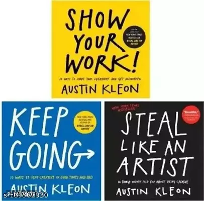 Austin Kleon Trilogy: Steal Like An Artist, Show Your Work!  Keep Going (Paperback, Austin Kleon)-thumb0