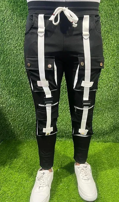 New Launched Nylon Regular Track Pants For Men