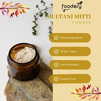 Foodery Pure Multani Mitti Powder (Fuller's Earth) Skin Face Clays (400g)-thumb4