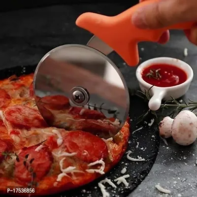 Pizza Cutter Stainless Steel Eco Multipurpose Pizza/Burger/Sandwich Cutter For Kitchen