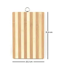 Useful Bamboo Cutting Chopping Board, Stainless Steel Knife, Stainless Steel Clever Cutter, Soft Grip Peeler And Gas Lighter-Pack Of 5-thumb3