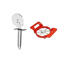 Stainless Steel Pizza Cutter And Apple Cutter Pack Of 2-thumb3